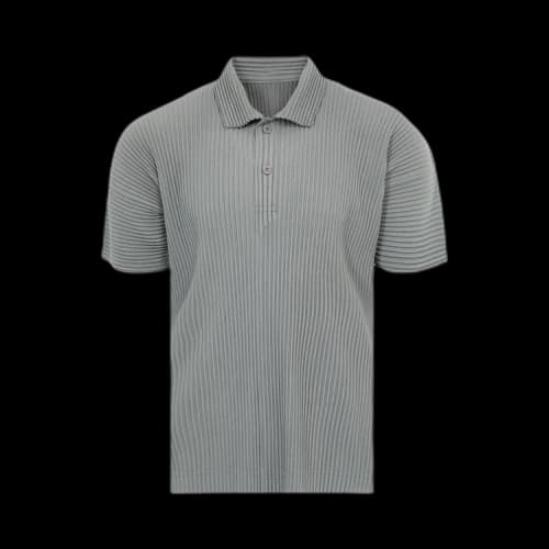 Homme Plissé Issey Miyake MC May Polo 'Warm Grey'