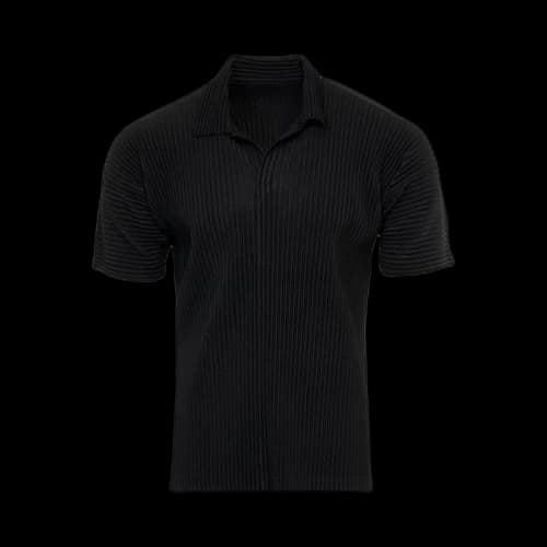 Issey Miyake Polo Shirt 'Black'
