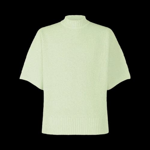 Homme Plissé Issey Miyake Rustic Knit T-Shirt 'Light Jade Green'