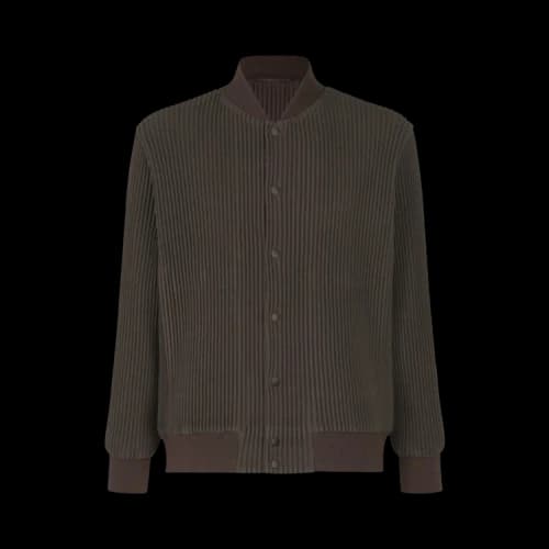 Homme Plissé Issey Miyake Kersey Pleats Blouson 'Brown'