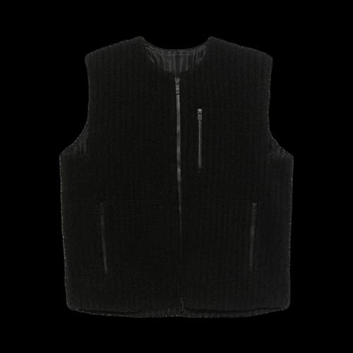Issey Miyake Fleece Pleats Vest 'Black'