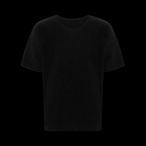 Homme Plissé Issey Miyake Basic T-Shirt 'Black'
