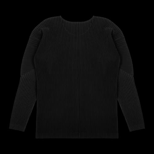 Homme Plissé Issey Miyake Basic T-Shirt 'Black'