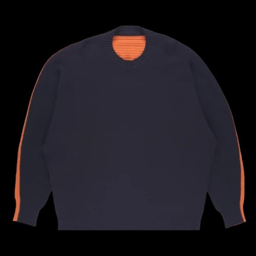Homme Plissé Issey Miyake Drawing Knit Sweater 'Brown'