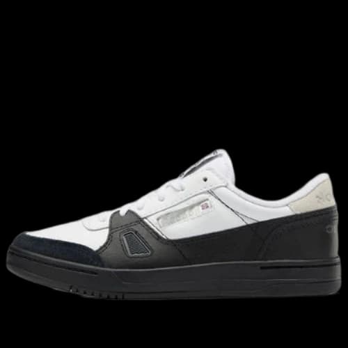 Reebok LT Court Cozy Wear-resistant Skateboarding Shoes Unisex White Black