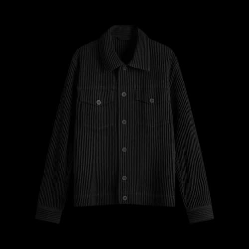 Issey Miyake Wool Like Light Jacket 'Black'