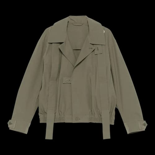 Homme Plissé Issey Miyake Parachute Jacket 'Khaki'
