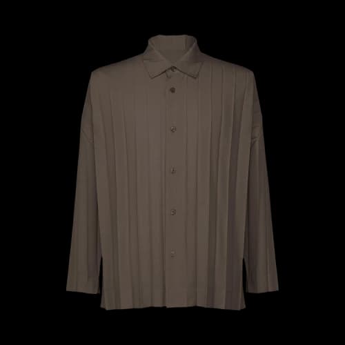 Homme Plissé Issey Miyake Edge Shirt 'Charcoal'