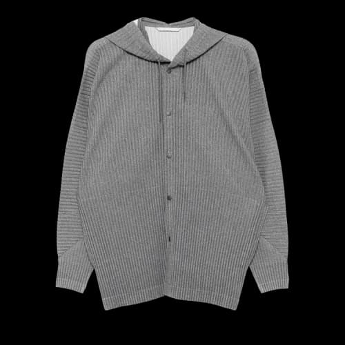 Homme Plissé Issey Miyake Heather Pleates Hoodie 'Grey'
