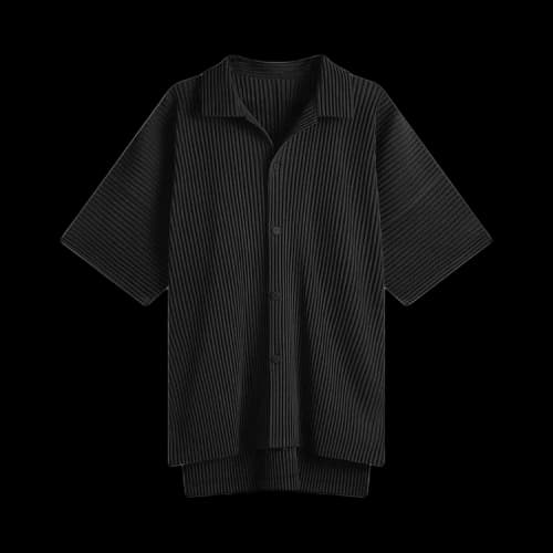 Homme Plissé Issey Miyake MC April Shirt 'Black'