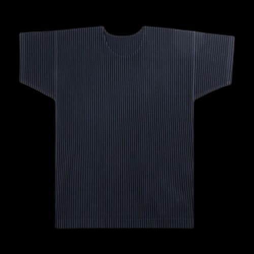 Homme Plissé Issey Miyake Basics T-Shirt 'Navy'