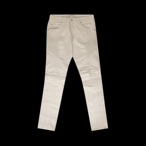 Balmain Distressed Jeans Pants 'White'