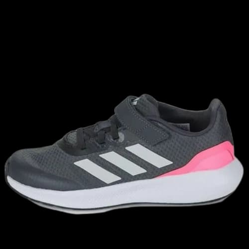 (GS) adidas Runfalcon 3.0 Elastic Lace Top Strap 'Black White Pink'