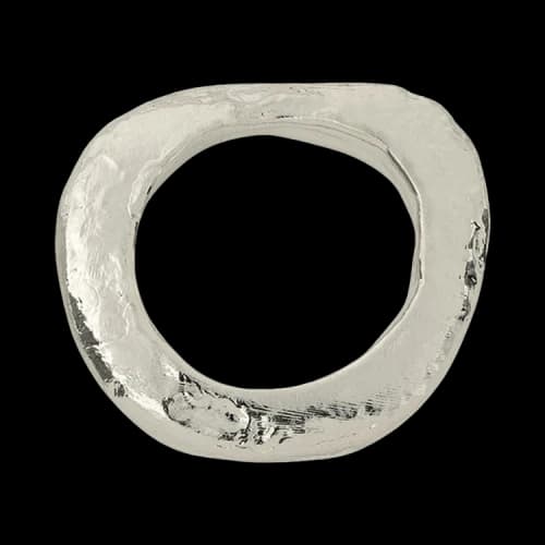 Homme Plissé Issey Miyake Cavern Ring 'Silver'