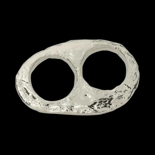 Homme Plissé Issey Miyake Cavern Ring 'Silver'