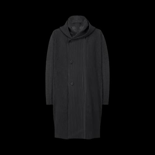 Homme Plissé Issey Miyake Coat 'Black'