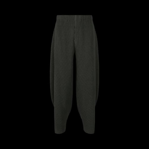 Homme Plissé Issey Miyake Angular Stone Pants 'Coke Gray'