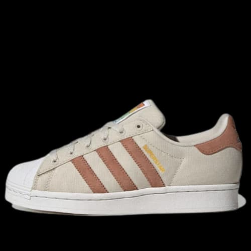 (GS) adidas Originals Superstar Shoes 'Aluminium Clay Strata'