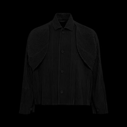 Homme Plissé Issey Miyake Cover And Fold Blouson 'Black'