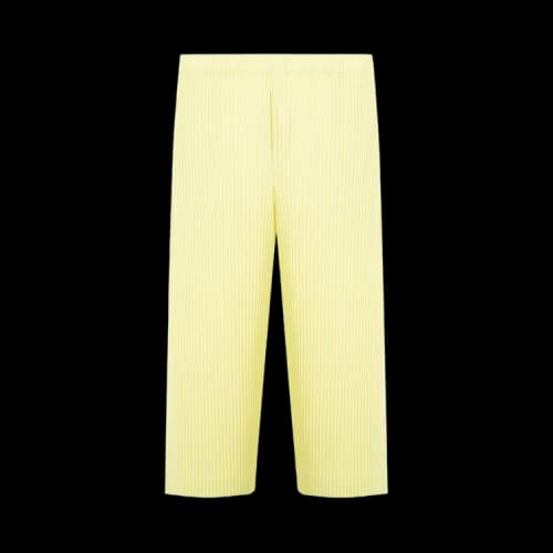 Issey Miyake Pants 'Zucchini Yellow'