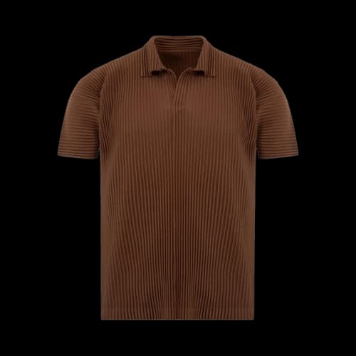 Issey Miyake Polo 'Anchor Brown'
