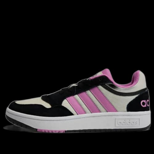 adidas Hoops 3.0 Lifestyle Shoes 'Black White Pink' (Women's)