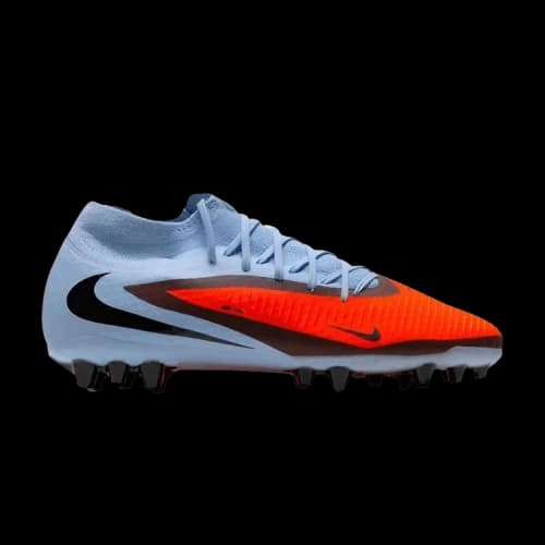 Nike Phantom 6 Synthetic Leather Cushioning Slip Resistant Coverage Soccer Shoes Men's Red Blue