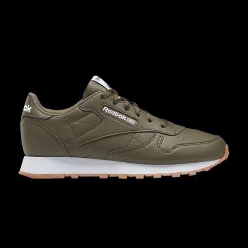 Reebok Classic Leather Big Kid 'Army Green'