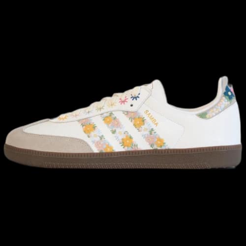 adidas Samba OG Satin 'Floral Cloud White Clear Granite'