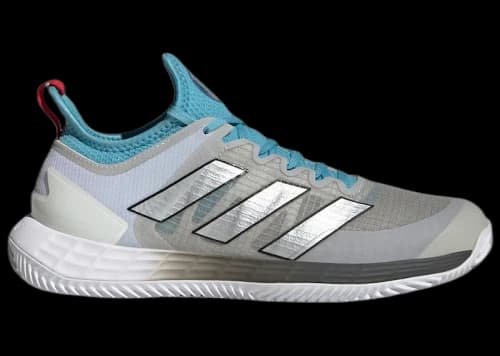 adidas Adizero Ubersonic 4 Clay Court Metal Grey Silver Preloved Blue (Women's)