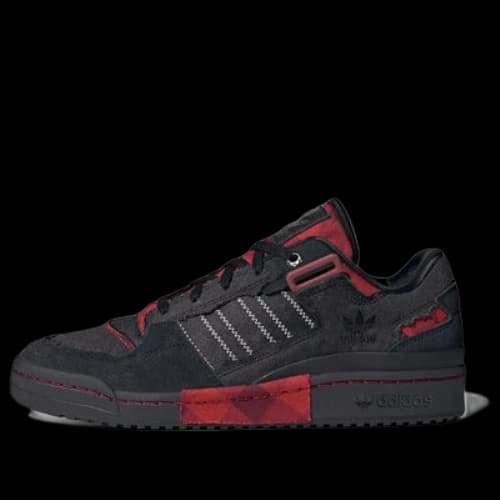 adidas originals Forum Exhibit Low 'Black Red'