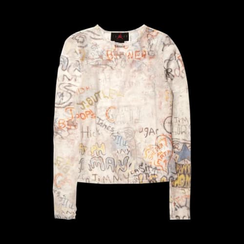 Air Jordan Mesh Long-Sleeve Top 'Sail'