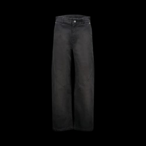 Air Jordan 91 Wide-Leg Baggy Pants 'Black'