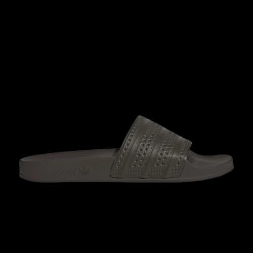 adidas Adilette Slides Shadow Olive Impact Yellow