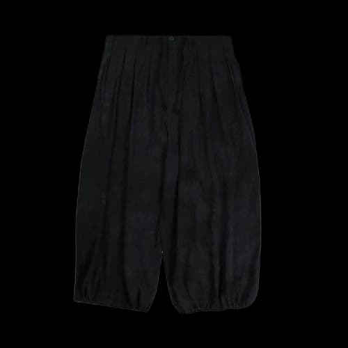 Yohji Yamamoto Pour Homme Uneven Dye Balloon Pants 'Black'