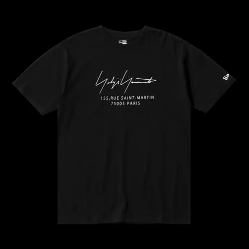 Yohji Yamamoto Pour Homme Paris Logo Tee 'Black'