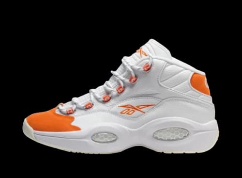 Reebok Question Mid Orange Toe