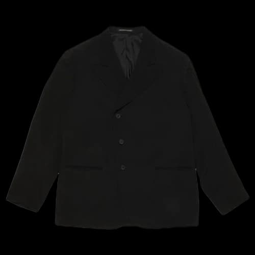 Yohji Yamamoto Pour Homme 6 Button Jacket 'Black'