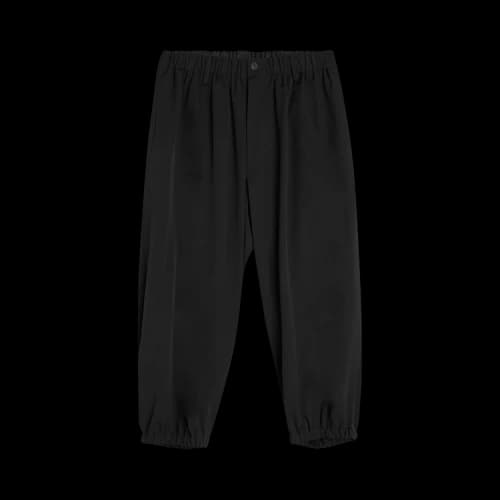 Yohji Yamamoto Pour Homme U-Gather Cropped Pants 'Black'