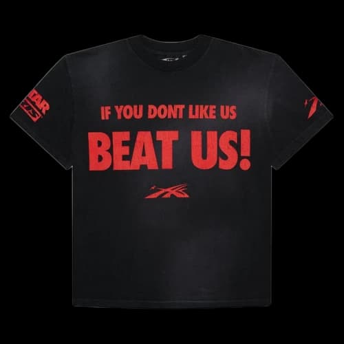 Hellstar Beat Us! T-Shirt 'Black/Red'