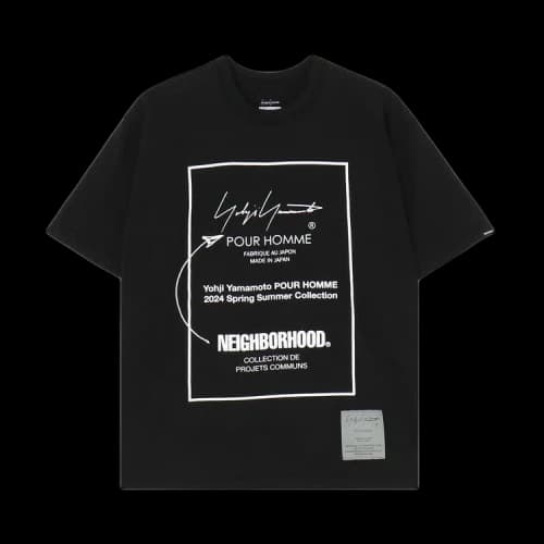 Yohji Yamamoto Pour Homme x Neighborhood PT Short-Sleeve T-Shirt II 'Black'