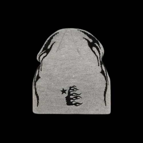 Hellstar Flame Beanie 'Grey'