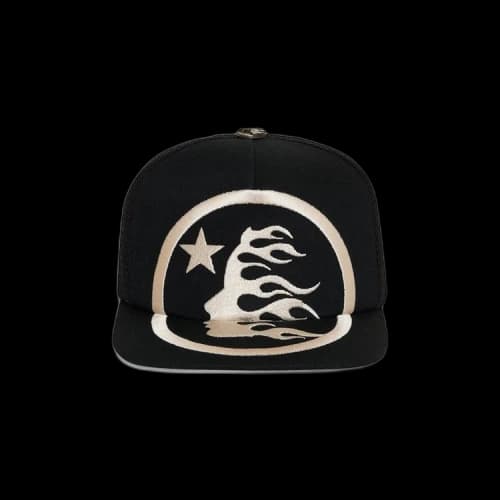 Hellstar Big Logo Trucker Snapback Hat 'Black'
