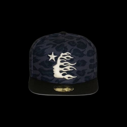 Hellstar Cheetah Print Snapback Hat 'Black'