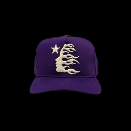 Hellstar OG Logo Snapback Hat 'Purple'