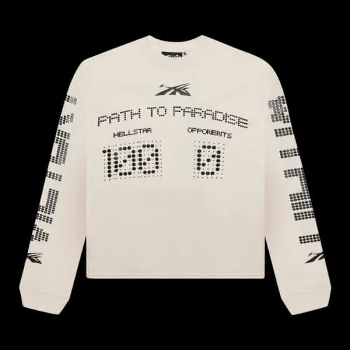 Hellstar Scoreboard Long-Sleeve Tee 'White'