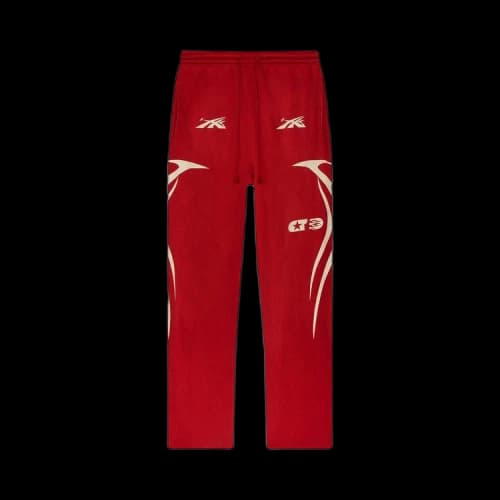 Hellstar Sports Double Hit Logo Sweatpant 'Red'