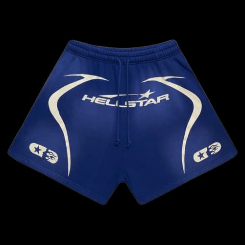 Hellstar Warm Up Shorts 'Blue'
