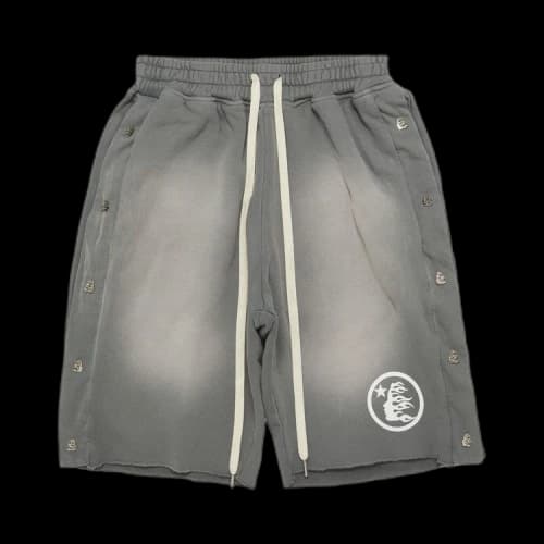 Hellstar Snap Shorts 'Grey'