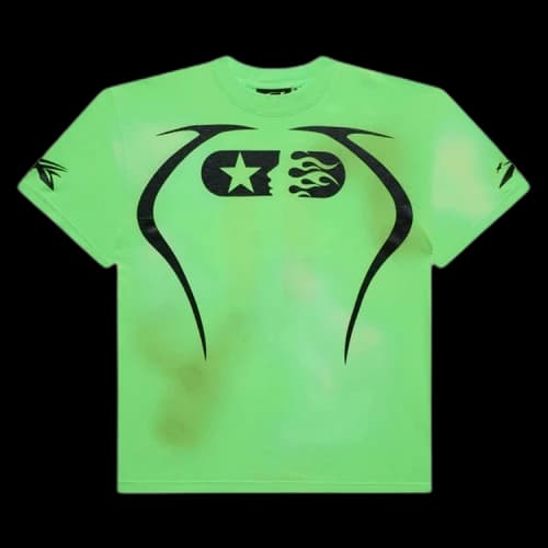 Hellstar Warm Up T-Shirt 'Neon Green'